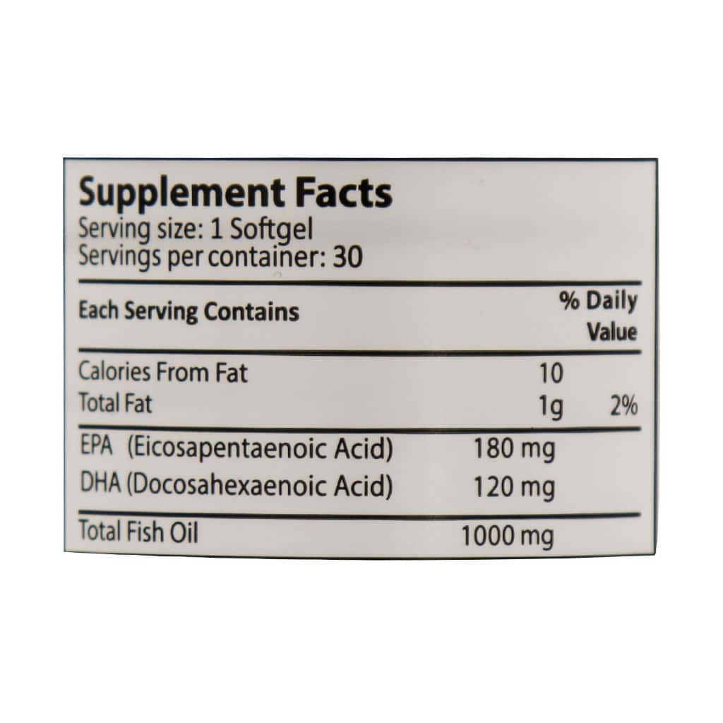 کپسول روغن ماهی امگا 3 فرمولیتد ساینسز بدون جیوه 60 عدد - Image 2